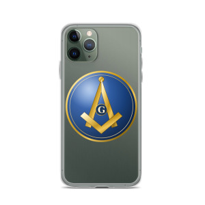 Modern Square & Compass Clear Case for iPhone® - Image 4