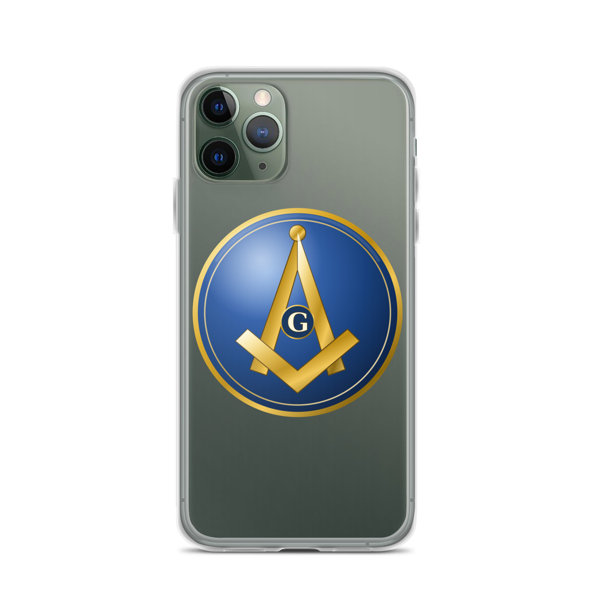 Modern Square & Compass Clear Case for iPhone® - Image 4
