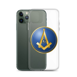 Modern Square & Compass Clear Case for iPhone® - Image 3