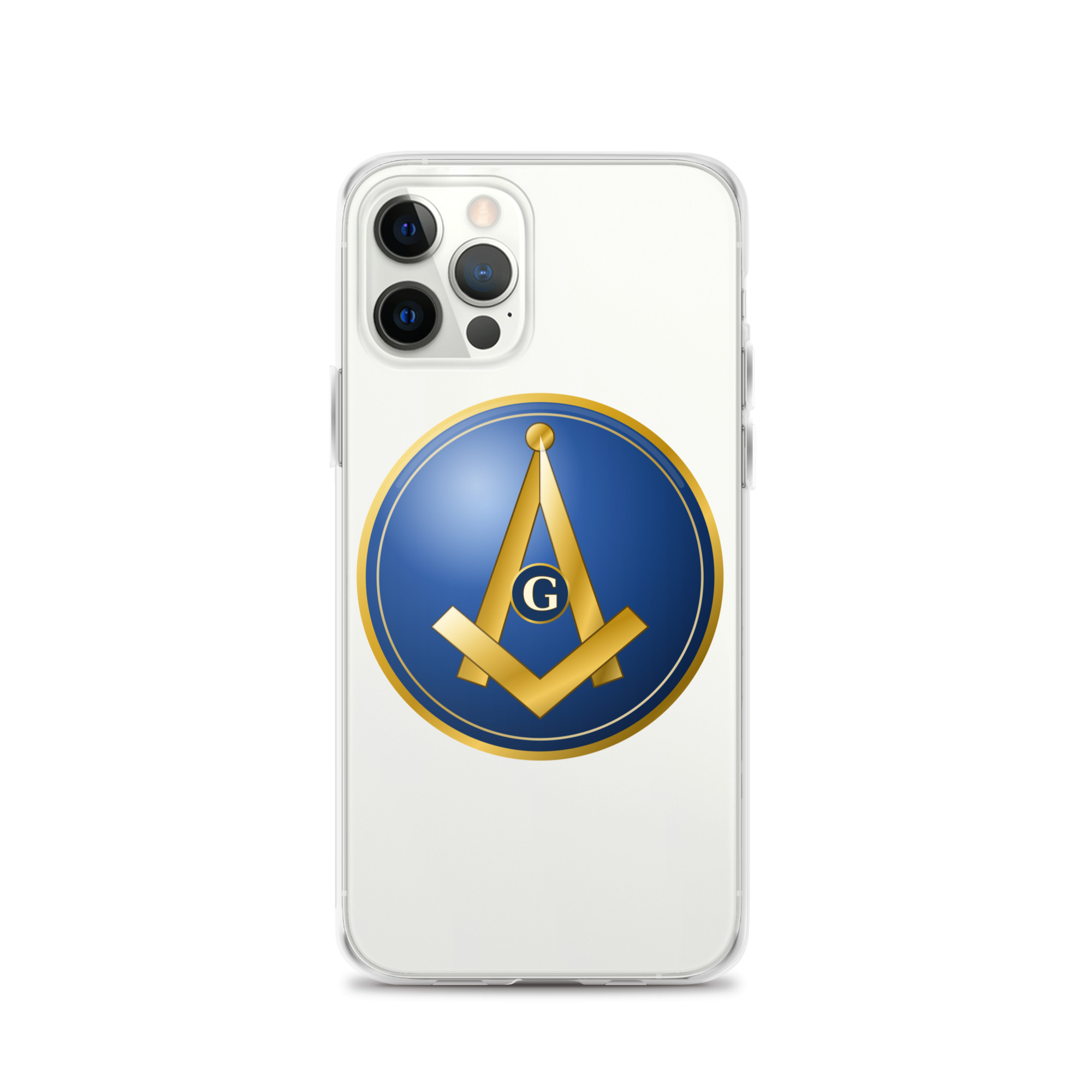 Modern Square & Compass Clear Case for iPhone® - Image 11