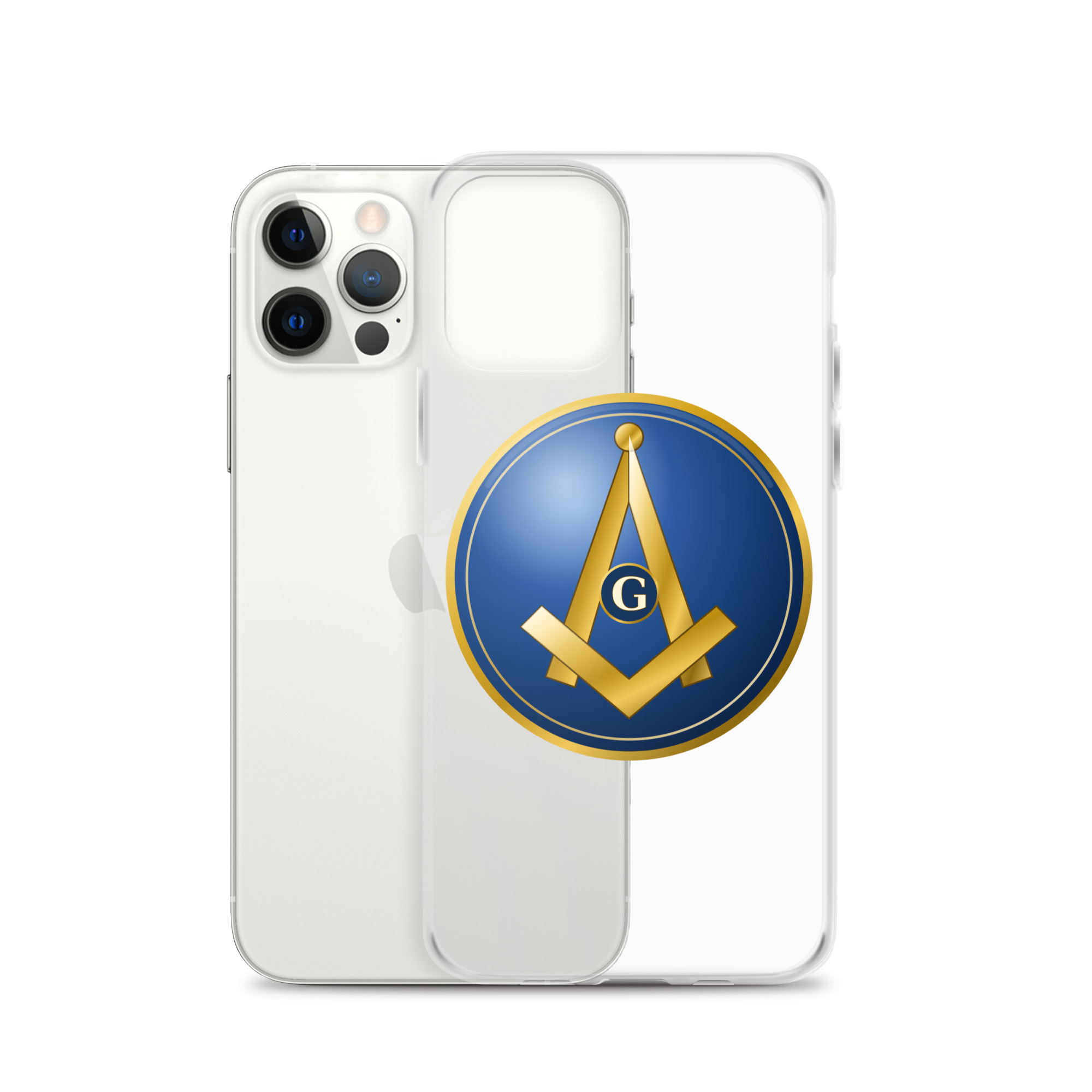 Modern Square & Compass Clear Case for iPhone® - Image 12