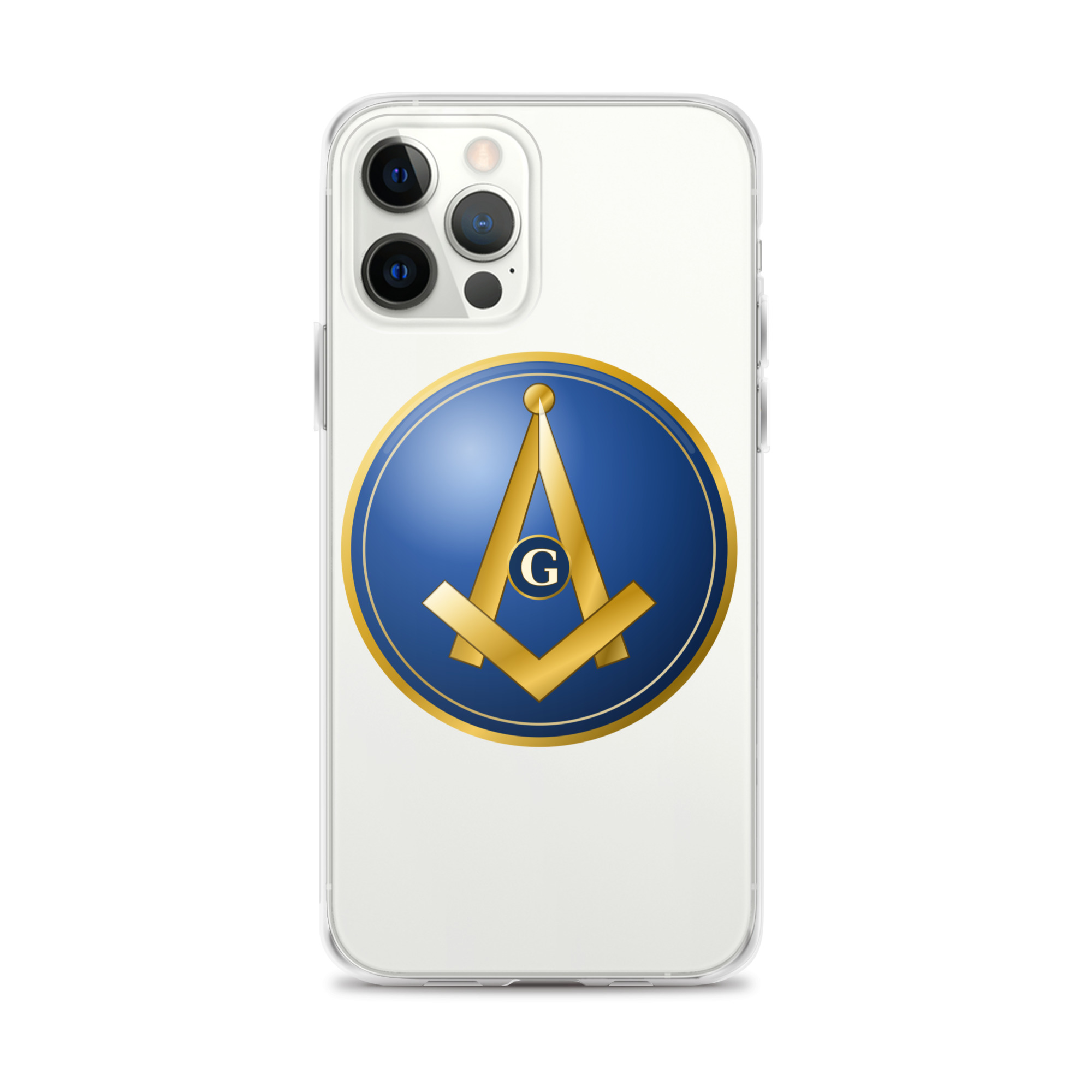 Modern Square & Compass Clear Case for iPhone® - Image 9