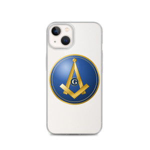 Modern Square & Compass Clear Case for iPhone® - Image 21