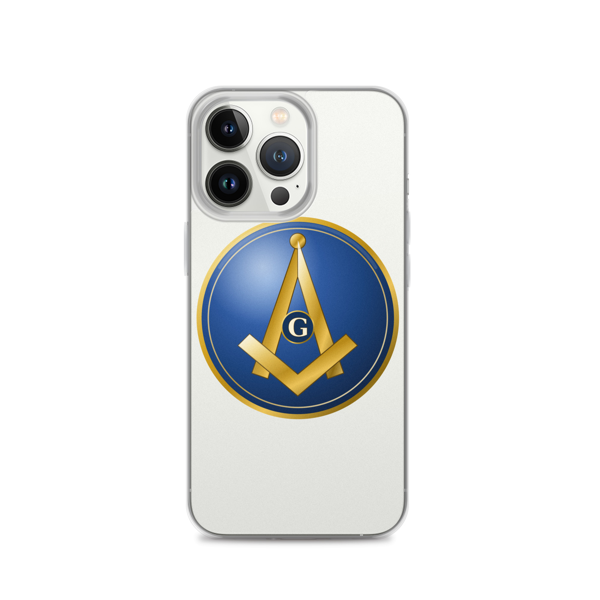 Modern Square & Compass Clear Case for iPhone® - Image 19
