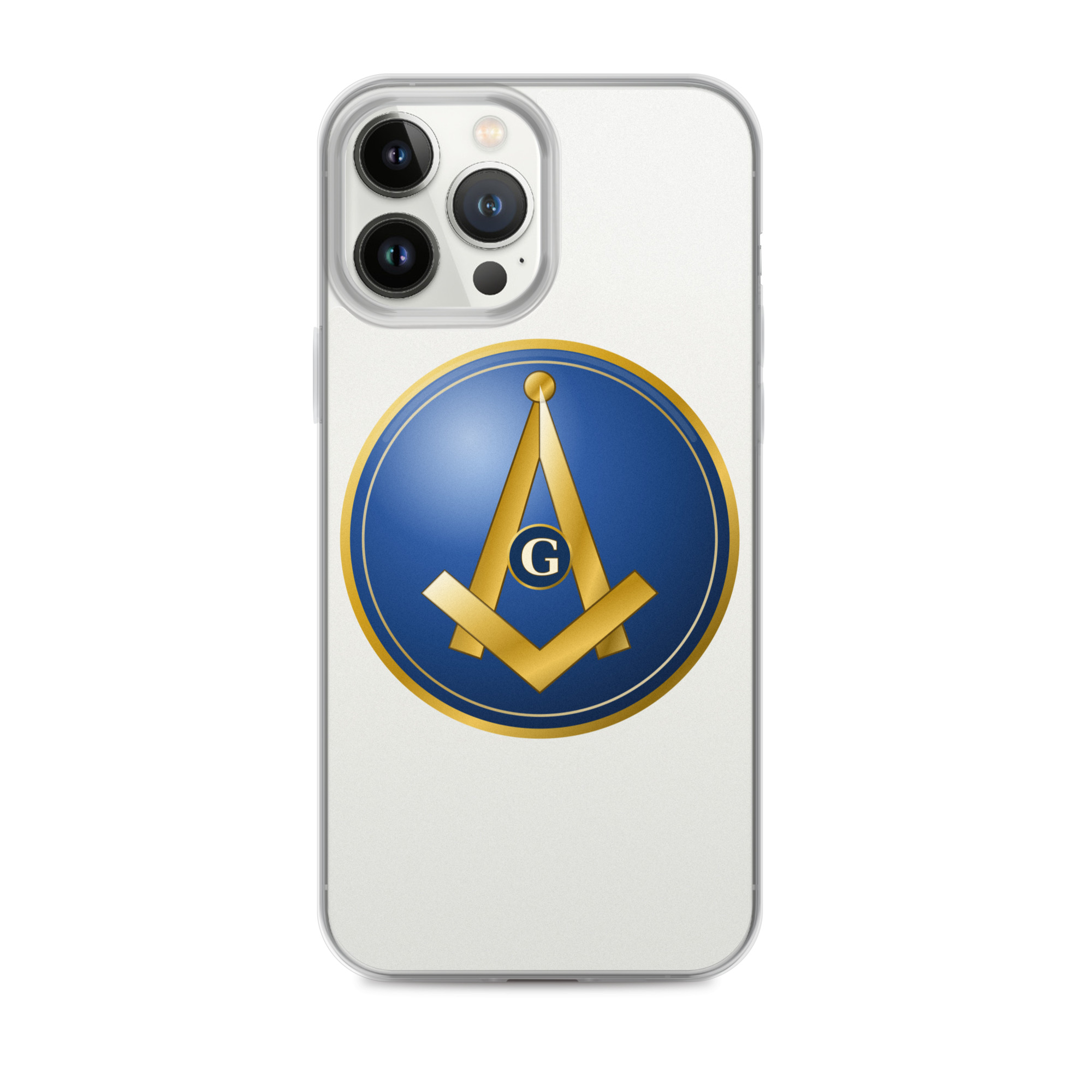 Modern Square & Compass Clear Case for iPhone® - Image 17