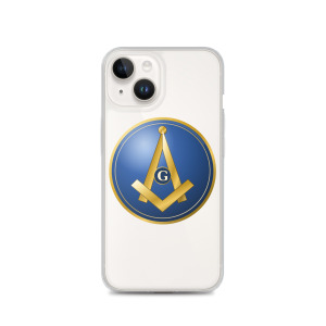 Modern Square & Compass Clear Case for iPhone® - Image 29