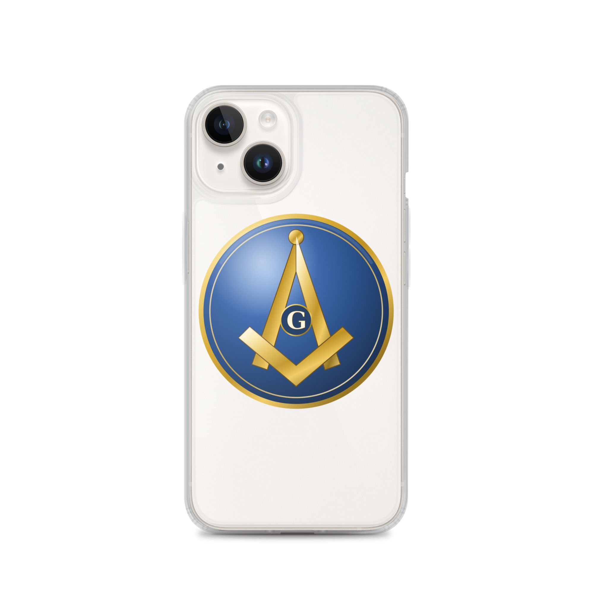 Modern Square & Compass Clear Case for iPhone® - Image 29