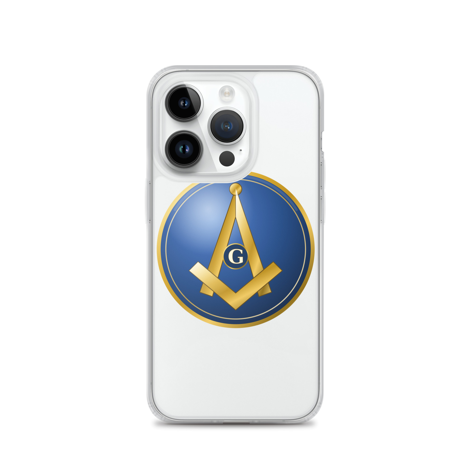 Modern Square & Compass Clear Case for iPhone® - Image 27