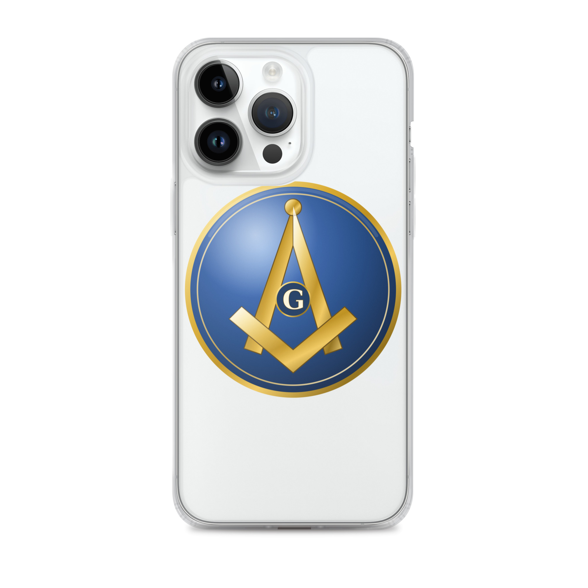 Modern Square & Compass Clear Case for iPhone® - Image 25