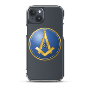 Modern Square & Compass Clear Case for iPhone® - Image 31
