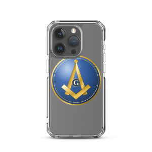 Modern Square & Compass Clear Case for iPhone® - Image 35