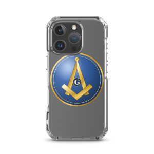Modern Square & Compass Clear Case for iPhone® - Image 43