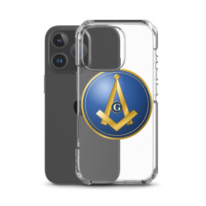 Modern Square & Compass Clear Case for iPhone® - Image 44