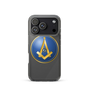 Modern Square & Compass Clear Case for iPhone® - Image 49