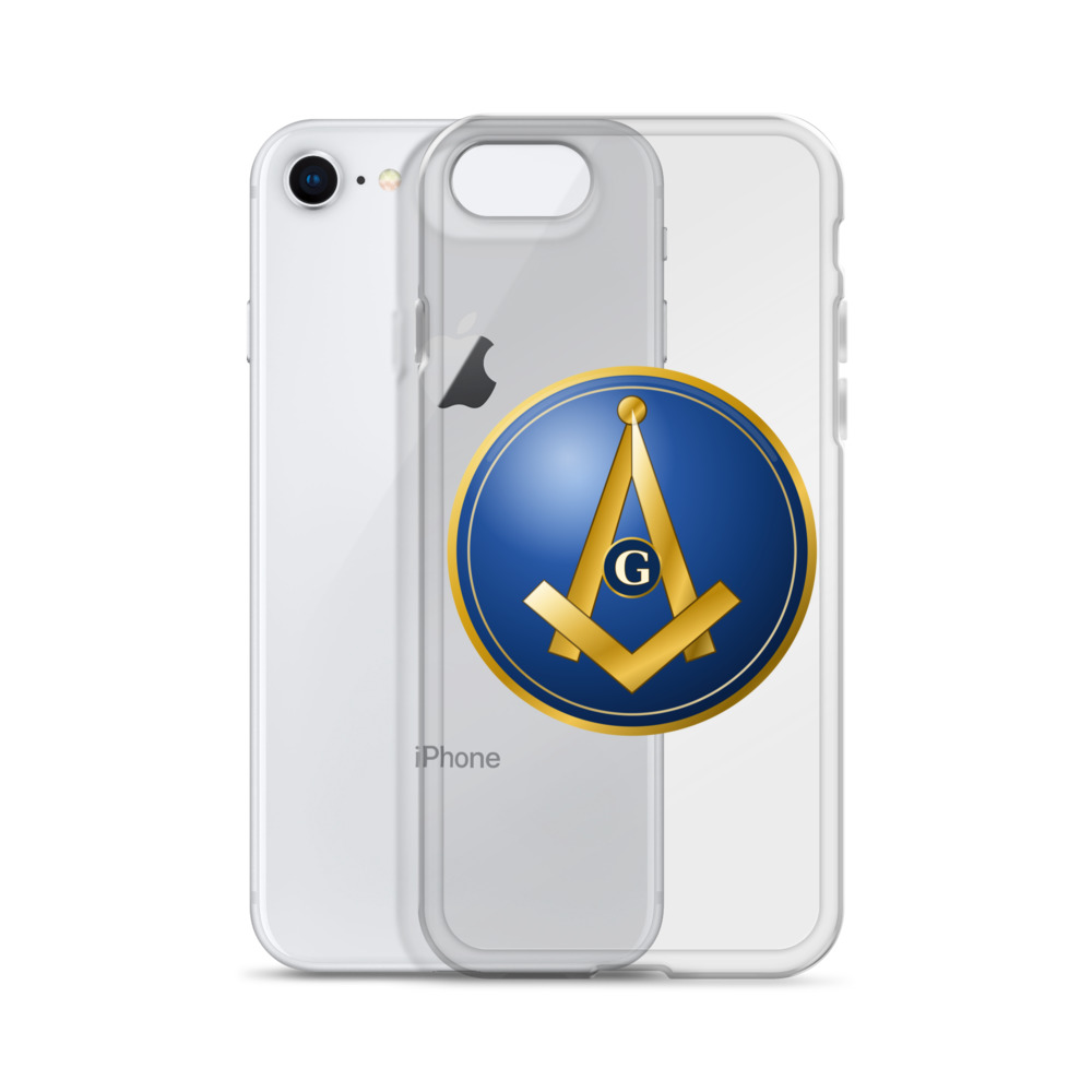 Modern Square & Compass Clear Case for iPhone® - Image 52