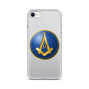 Modern Square & Compass Clear Case for iPhone® - Image 53