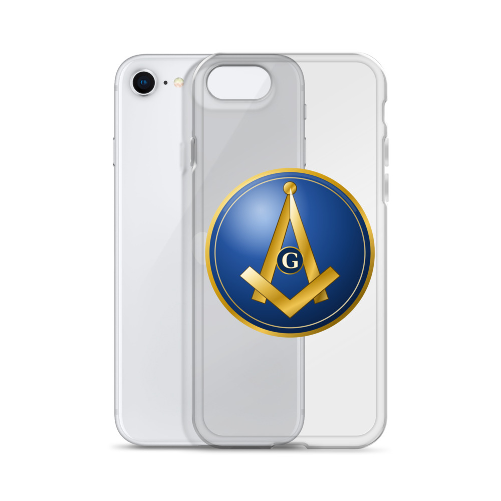 Modern Square & Compass Clear Case for iPhone® - Image 54