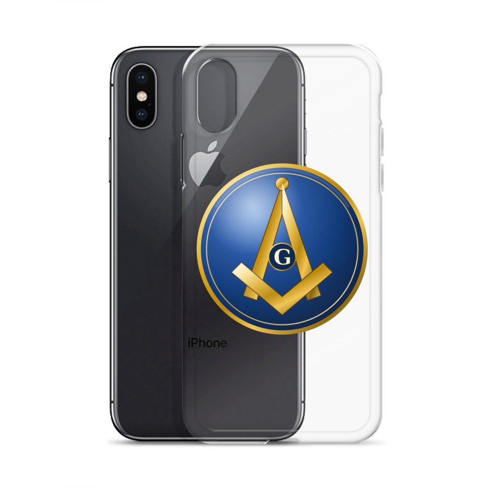 Modern Square & Compass Clear Case for iPhone® - Image 56