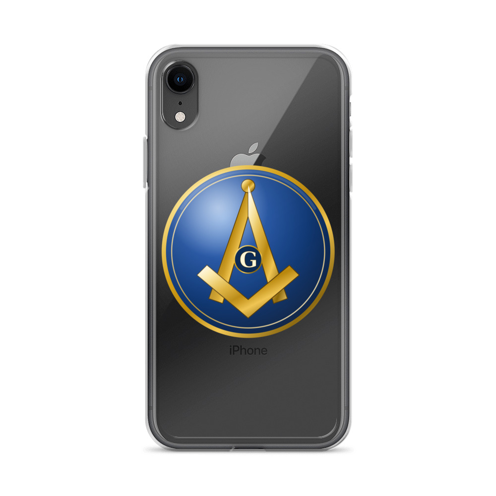 Modern Square & Compass Clear Case for iPhone® - Image 59