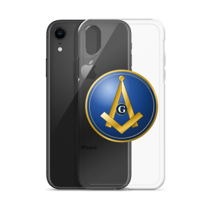 Modern Square & Compass Clear Case for iPhone® - Image 60